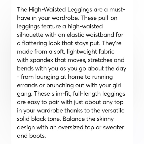 Women’s Plus Size High Rise Liquid Shine Leggings by Ava & Viv - Picture 2 of 2